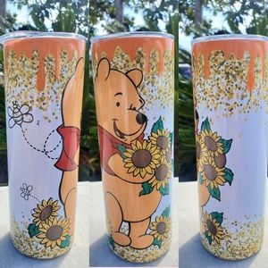 Winnie the Pooh  Sublimation Tumbler Cup 20oz New